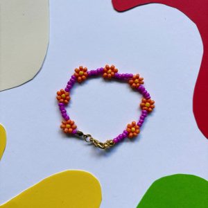 Armband mini bloemen