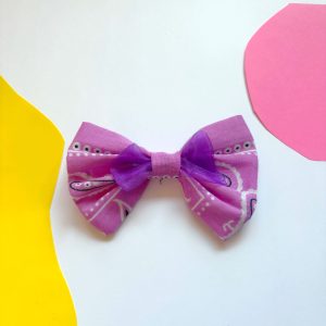 Roze boerenzakdoek strik