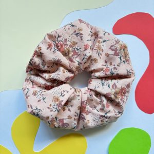 Scrunchie XL mini bloemen