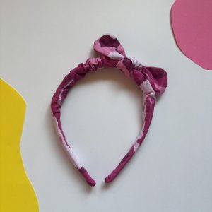 Roze kleuren haarband